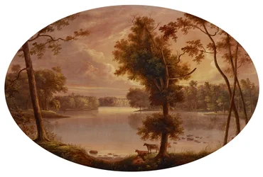 Landskap (sannsynligvis i nærheten av Lafayette, Indiana)